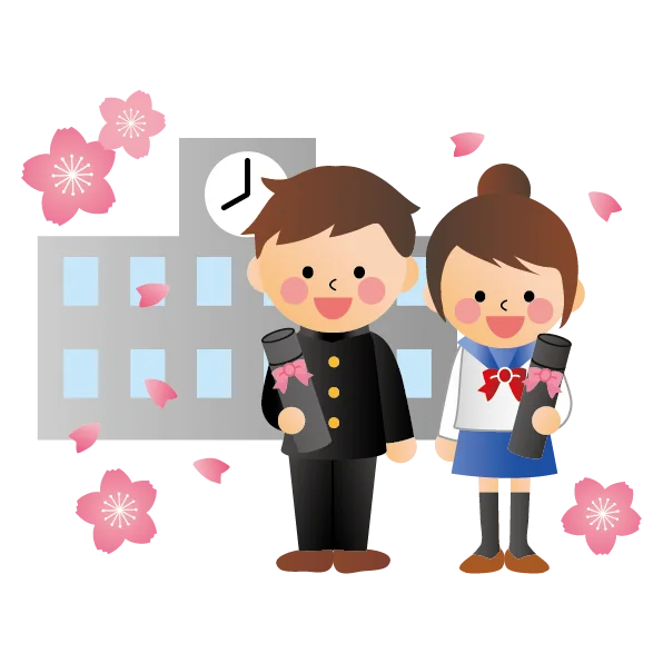 卒業式ですね